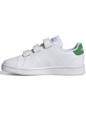 Scarpa Adidas bambini Advantage bianco verde