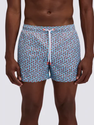 COSTUME DA BAGNO UOMO CORTO VITA ELASTICATA POLIESTERE RICICLATO REPREVE® CON STAMPA FRUIT FIESTA SUNDEK