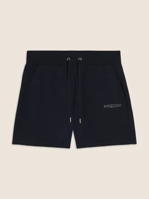 Pantaloncini Sportivi in Jersey con Coulisse e Logo FREDDY