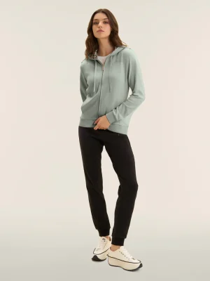 Tuta con zip e cappuccio con interno animalier