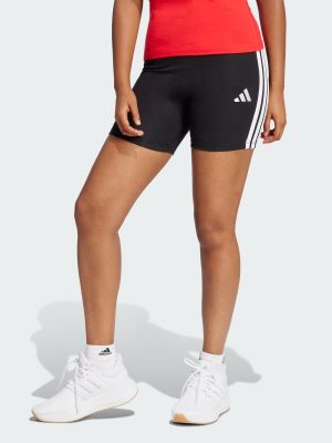 Short Essentials 3-Stripes High Waisted Biker Donna Adidas