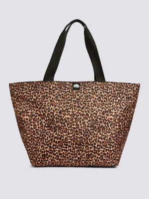REGULAR TOTE BAG LEOPARDATA SUNDEK