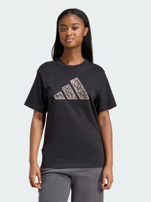 T-shirt mezza manica animal donna Adidas