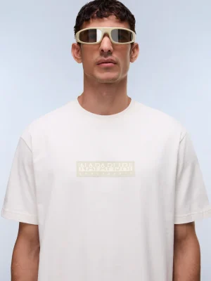 T-Shirt a Maniche Corte uomo Box Logo Napapijri