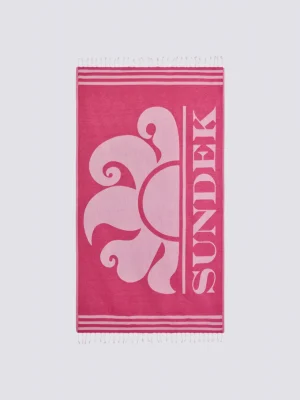 TELO MARE FOUTA JACQUARD CON LOGO