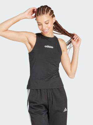 Canotta Essentials Linear Slim Cotton donna Adidas