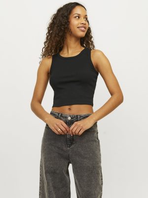 Canotta top costine donna JJXX